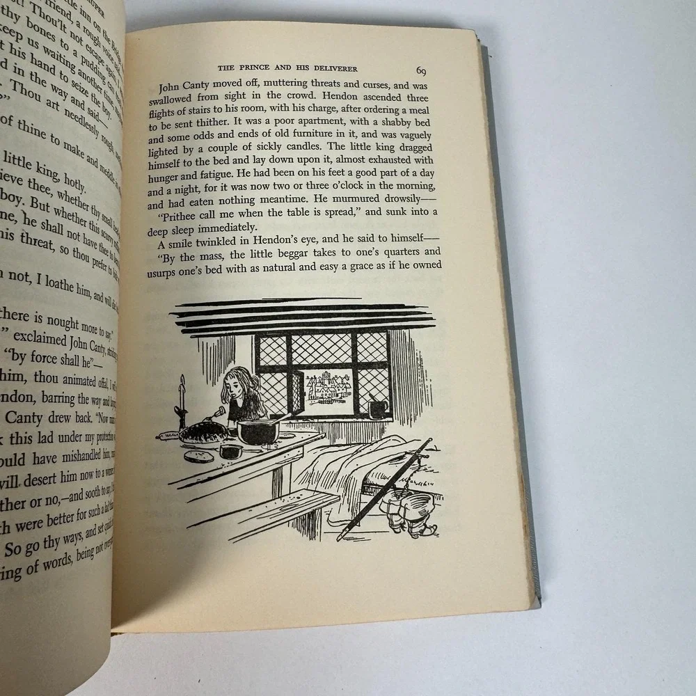 The Prince and‎ the Pauper Mark Twain Junior Deluxe Editions Hardcover Book 1954